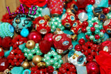 30 piece "Cucumber Salad" Bead Mix by Lilah Ann Beads - Boho, Lampwork, Beaded BM602