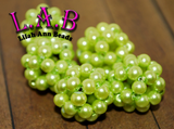 Hand Woven Glass Pearl Beads -Blingberries 18mm - 10 piece set - Lilah Ann Beads