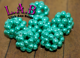Hand Woven Glass Pearl Beads -Blingberries 18mm - 10 piece set - Lilah Ann Beads