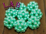 Hand Woven Glass Pearl Beads -Blingberries 18mm - 10 piece set - Lilah Ann Beads
