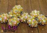 6 piece set Fine, Handmade Austrian Crystal Boho Focal Beads - Lilah Ann Beads KF301