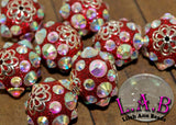 6 piece set Fine, Handmade Austrian Crystal Boho Focal Beads - Lilah Ann Beads KF301