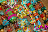 10/50/ 100 Strands Elite Lilah Ann Designer Beads - Lampwork, Indonesian, Beaded