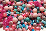 Pink Whimsy 30 Piece Bead Mix by Lilah Ann BM316