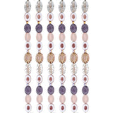 7-inch strand of High-Quality Czech Glass Beads - Table cut mixed - CGS202