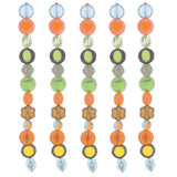 6-inch strand of High-Quality Czech Glass Beads - Table cut mixed - CGS227