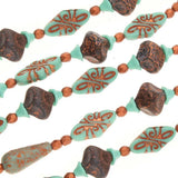7-inch strand of High-Quality Czech Glass Beads - Table cut mixed - CGS201