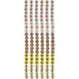 7-inch strand of High-Quality Czech Glass Beads - Table cut mixed - CGS206