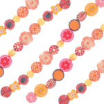 6-inch strand of High-Quality Czech Glass Beads - Table cut mixed - CGS225