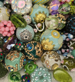 Exquisite, POTS Awareness- "Pickle" Bead Mix-Lilah Ann Beads- 22 Pieces - AAA100