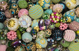 Exquisite, POTS Awareness- "Pickle" Bead Mix-Lilah Ann Beads- 22 Pieces - AAA100