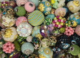 Exquisite, POTS Awareness- "Pickle" Bead Mix-Lilah Ann Beads- 22 Pieces - AAA100