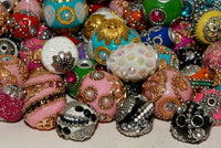 New 20 Piece Jesse James Fancy Boho, Indonesian Beads 12mm - 30mm JJB504