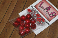36 pieces Coordinated Core Beads and Eyelets 12mm