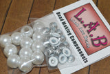 36 pieces Coordinated Core Beads and Eyelets 12mm