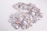 Very High End Genuine Ocean Pearl Necklace - Stunning Silver Luster - OP103