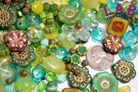 Fine Quality Czech Glass Bead Mix by the Pound - 7 Colors to Choose From - CG900