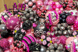 30 piece "Blackberry Burst" Bead Mix by Lilah Ann Beads - Boho, Lampwork, Beaded BM601