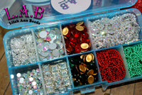 High Quality Glass and metal embellishments