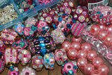 Make your own boho, Kashmiri or Indonesian Style Beads - Crystal & Glitter Beadmaking Kit - Makes over 200 beads - Kit100