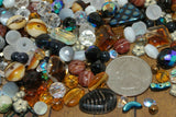 Premium Czech Glass Bead Mix - 30g Fire Polished, AB, Dagger, Seed - 3mm -20mm CG