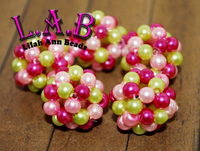 Hand Woven Glass Pearl Beads -Blingberries 18mm - 10 piece set - Lilah Ann Beads