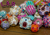 New 10 pc Fine, Indonesian Style Beads from Lilah Ann Beads & India- K508