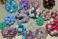 6 Pieces of Handmade Lilah Ann Bling Berry Beads BY127