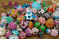 New 10 pc Fine, Indonesian Style Beads from Lilah Ann Beads & India- K508
