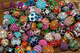 New 10 pc Fine, Indonesian Style Beads from Lilah Ann Beads & India- K508