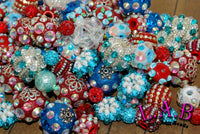 Premium Large Hole "Heritage" 20 Piece Bead Mix - Handmade Lampwork, Boho & Beaded by Lilah Ann Beads - BH105