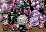 Premium Regular Hole Midnight Magic 20 Piece Bead Mix - Handmade Lampwork, Boho & Beaded by Lilah Ann Beads  - BH103