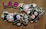 New strand of Lilah Ann Beads - Hand-Beaded, Bohos with Austrian Crystal - Large Hole - LA1006