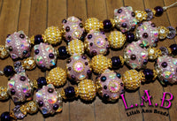 New strand of Lilah Ann Beads - Big Bohos with Austrian Crystal, Ab coated - LA1010