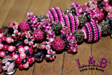 New strand of Lilah Ann Beads - Hand-beaded, Bohos with Austrian Crystal, crystal pave - LA1012