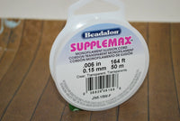 Beadalon Supplemax Clear Monofilament thread for Beading, Beadmaking & Beadwork
