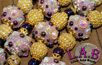New strand of Lilah Ann Beads - Big Bohos with Austrian Crystal, Ab coated - LA1010