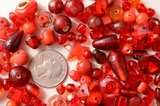 Bulk Glass Beads - 1/4lb Random Mix - Choose Color - 3mm to 20mm