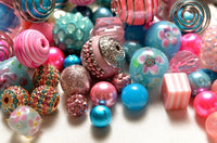 Pink Whimsy 30 Piece Bead Mix by Lilah Ann BM316