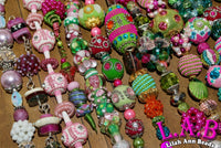 10/50/ 100 Strands Elite Lilah Ann Designer Beads - Lampwork, Indonesian, Beaded