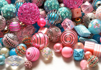 Pink Whimsy 30 Piece Bead Mix by Lilah Ann BM316